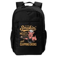 Old Row Smokin Meats And Clapping Cheeks Funny Backpack