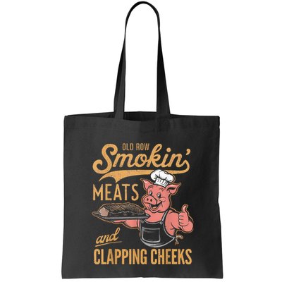 Old Row Smokin Meats And Clapping Cheeks Funny Bag