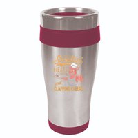 Old Row Smokin Meats And Clapping Cheeks Funny 16oz Travel Tumbler