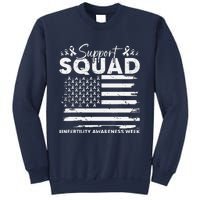 Orange Ribbon Support Infertility Awareness Squad Sweatshirt