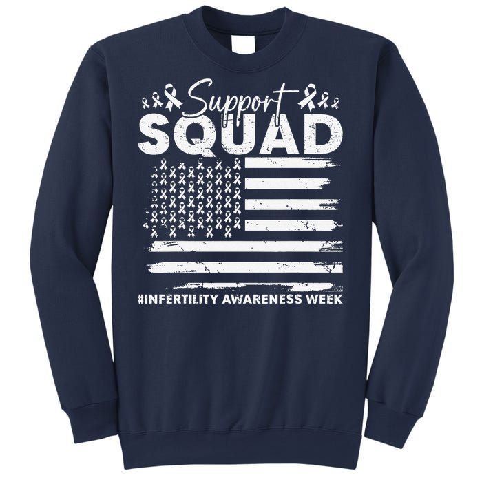 Orange Ribbon Support Infertility Awareness Squad Sweatshirt