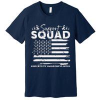 Orange Ribbon Support Infertility Awareness Squad Premium T-Shirt