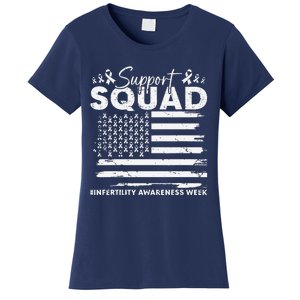 Orange Ribbon Support Infertility Awareness Squad Women's T-Shirt