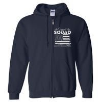 Orange Ribbon Support Infertility Awareness Squad Full Zip Hoodie