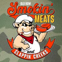 Old Row Smokin Meats And Clappin Cheeks Bbq Legacy Tie Dye Trucker Hat