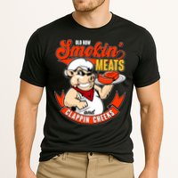 Old Row Smokin Meats And Clappin Cheeks Bbq Performance Shirt