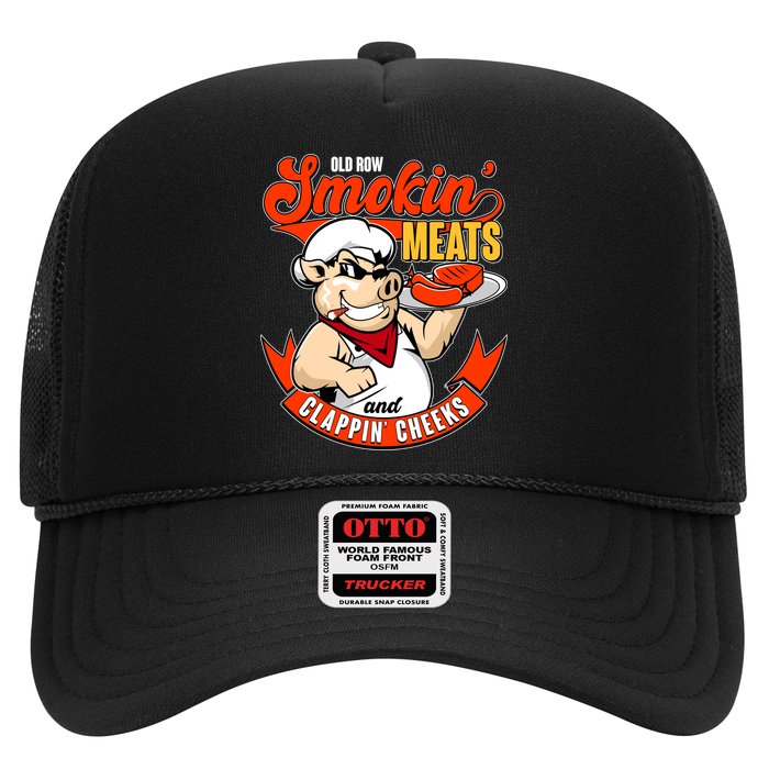 Old Row Smokin Meats And Clappin Cheeks Bbq Hat