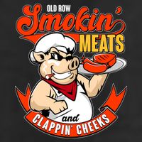 Old Row Smokin Meats And Clappin Cheeks Bbq Hat