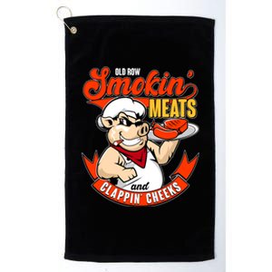 Old Row Smokin Meats And Clappin Cheeks Bbq Platinum Collection Golf Towel