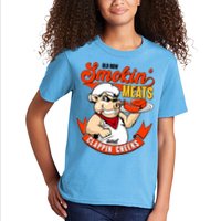 Old Row Smokin Meats And Clappin Cheeks Bbq Kids T-Shirt