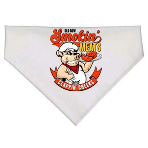 Old Row Smokin Meats And Clappin Cheeks Bbq USA-Made Doggie Bandana