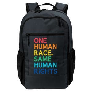 One Race Same Hu Rights Anti Racist Black Pride Cool Gift Daily Commute Backpack