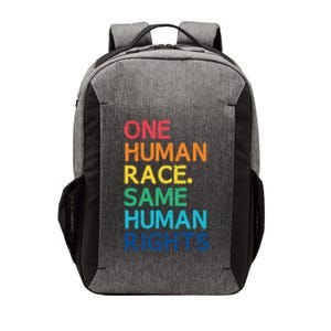 One Race Same Hu Rights Anti Racist Black Pride Cool Gift Vector Backpack