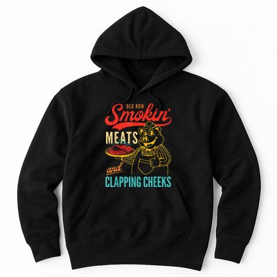 Old Row Smokin Meats And Clapping Cheeks Hoodie