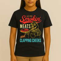 Old Row Smokin Meats And Clapping Cheeks T-Shirt