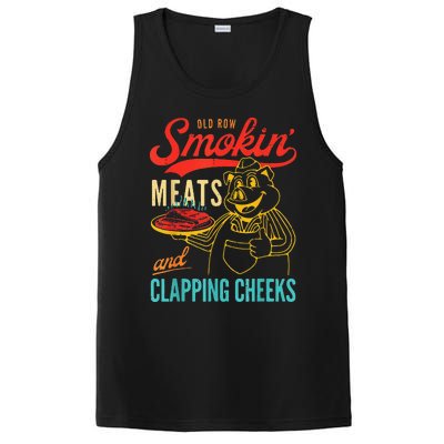 Old Row Smokin Meats And Clapping Cheeks PosiCharge Competitor Tank