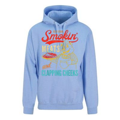 Old Row Smokin Meats And Clapping Cheeks Unisex Surf Hoodie