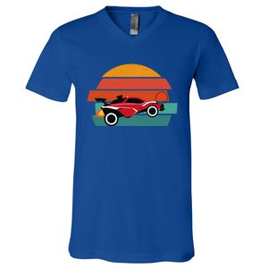 Octane Rocket Soccer Retro Sunset Distressed Graphic Pullove Great Gift V-Neck T-Shirt