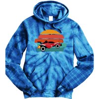 Octane Rocket Soccer Retro Sunset Distressed Graphic Pullove Great Gift Tie Dye Hoodie