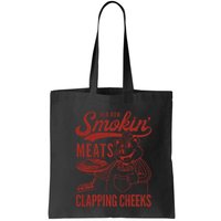 Old Row Smokin Meats And Clapping Cheeks Funny Old Row Smokin Meats And Clappi Bag