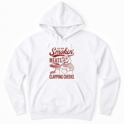 Old Row Smokin Meats And Clapping Cheeks Funny Old Row Smokin Meats And Clappi Hoodie