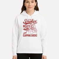 Old Row Smokin Meats And Clapping Cheeks Funny Old Row Smokin Meats And Clappi Hoodie