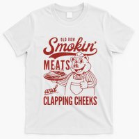 Old Row Smokin Meats And Clapping Cheeks Funny Old Row Smokin Meats And Clappi T-Shirt
