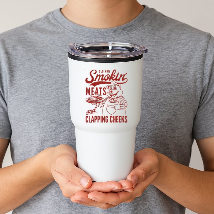 Old Row Smokin Meats And Clapping Cheeks Funny Old Row Smokin Meats And Clappi Tumbler