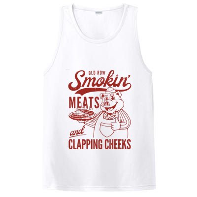 Old Row Smokin Meats And Clapping Cheeks Funny Old Row Smokin Meats And Clappi PosiCharge Competitor Tank