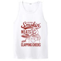 Old Row Smokin Meats And Clapping Cheeks Funny Old Row Smokin Meats And Clappi PosiCharge Competitor Tank