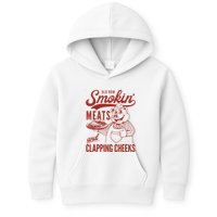 Old Row Smokin Meats And Clapping Cheeks Funny Old Row Smokin Meats And Clappi Kids Hoodie
