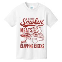 Old Row Smokin Meats And Clapping Cheeks Funny Old Row Smokin Meats And Clappi Kids T-Shirt