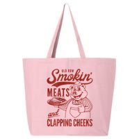 Old Row Smokin Meats And Clapping Cheeks Funny Bbq 25L Jumbo Tote