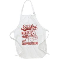 Old Row Smokin Meats And Clapping Cheeks Funny Bbq Apron