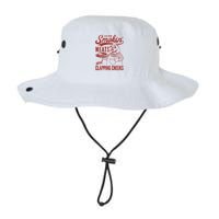 Old Row Smokin Meats And Clapping Cheeks Funny Bbq Bucket Hat
