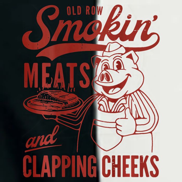 Old Row Smokin Meats And Clapping Cheeks Funny Bbq Infant Baby Jersey Bodysuit