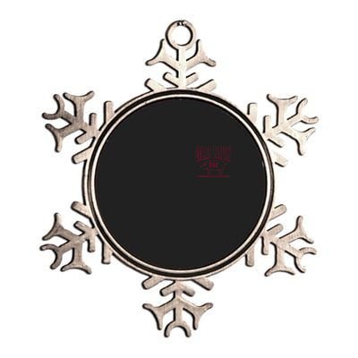 Old Row Smokin Meats And Clapping Cheeks Funny Bbq Metallic Star Ornament