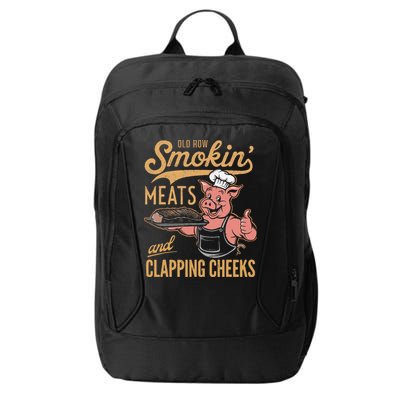 Old Row Smokin Meats And Clapping Cheeks Funny City Backpack