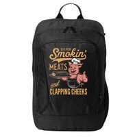 Old Row Smokin Meats And Clapping Cheeks Funny City Backpack
