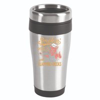 Old Row Smokin Meats And Clapping Cheeks Funny 16oz Travel Tumbler