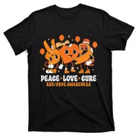 Orange Ribbon Survivor Groovy Rsd Crps Awareness T-Shirt