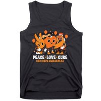 Orange Ribbon Survivor Groovy Rsd Crps Awareness Tank Top