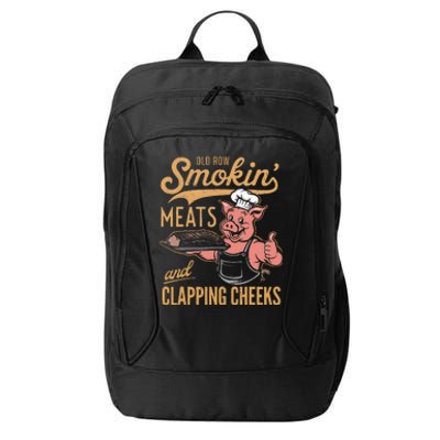 Old Row Smokin Meats And Clapping Cheeks Funny City Backpack