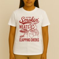 Old Row Smokin Meats And Clapping Cheeks Funny T-Shirt