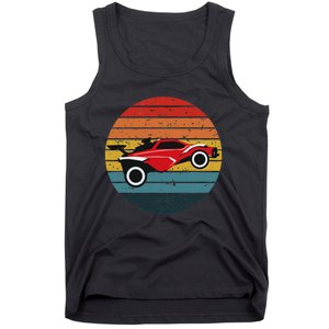 Octane Rocket Soccer Retro Sunset Distressed Graphic Pullove Tank Top