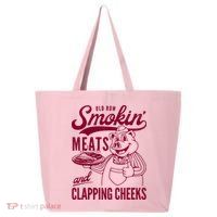 Old Row Smokin Meats And Clapping Cheeks 25L Jumbo Tote