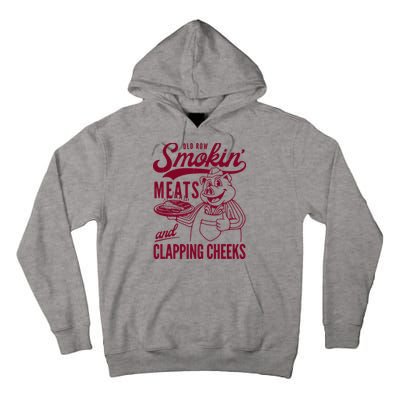 Old Row Smokin Meats And Clapping Cheeks Tall Hoodie