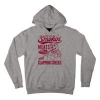 Old Row Smokin Meats And Clapping Cheeks Tall Hoodie