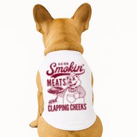 Old Row Smokin Meats And Clapping Cheeks Doggie Tank