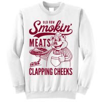 Old Row Smokin Meats And Clapping Cheeks Sweatshirt